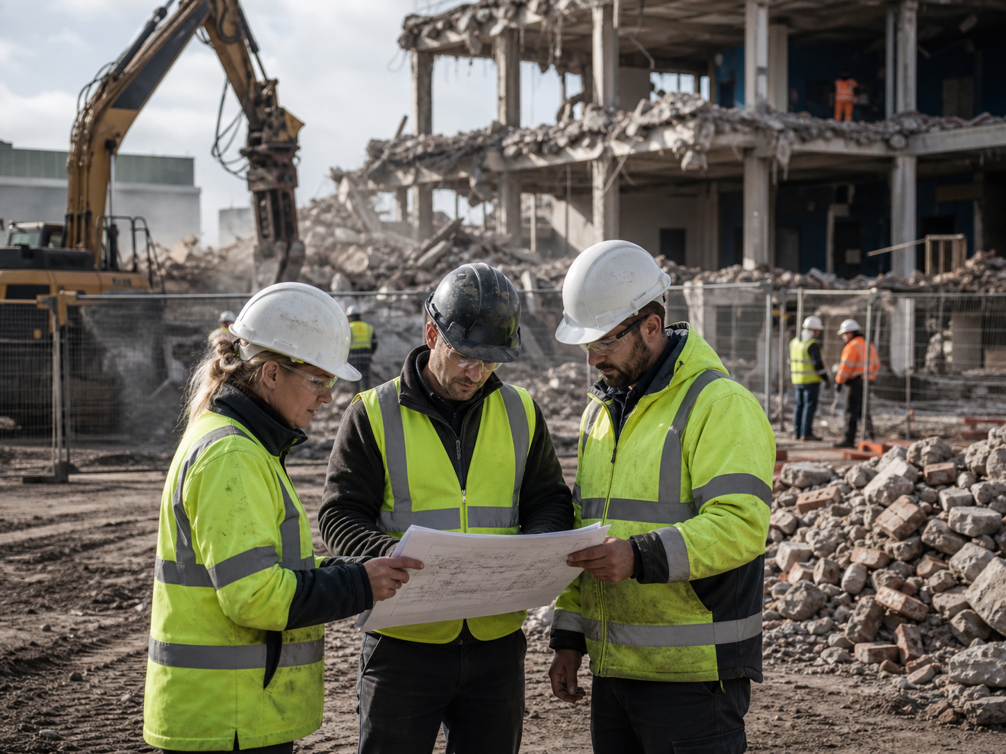 Kapazitätsunterstützung für die Baustelle